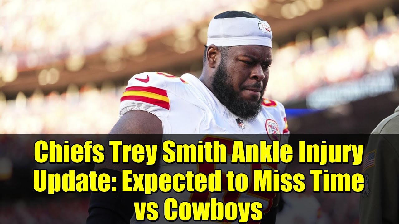 Новости о травме лодыжки Трея Смита из «Чифс»: ожидается, что он пропустит матч против «Ковбоев»