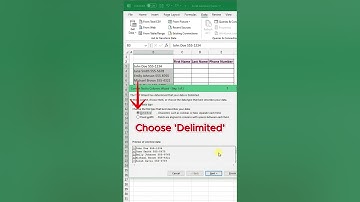 Text to Columns in Microsoft Excel