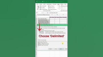 Text to Columns in Microsoft Excel