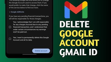How to Delete Google Account | Delete Gmail ID Permanently
