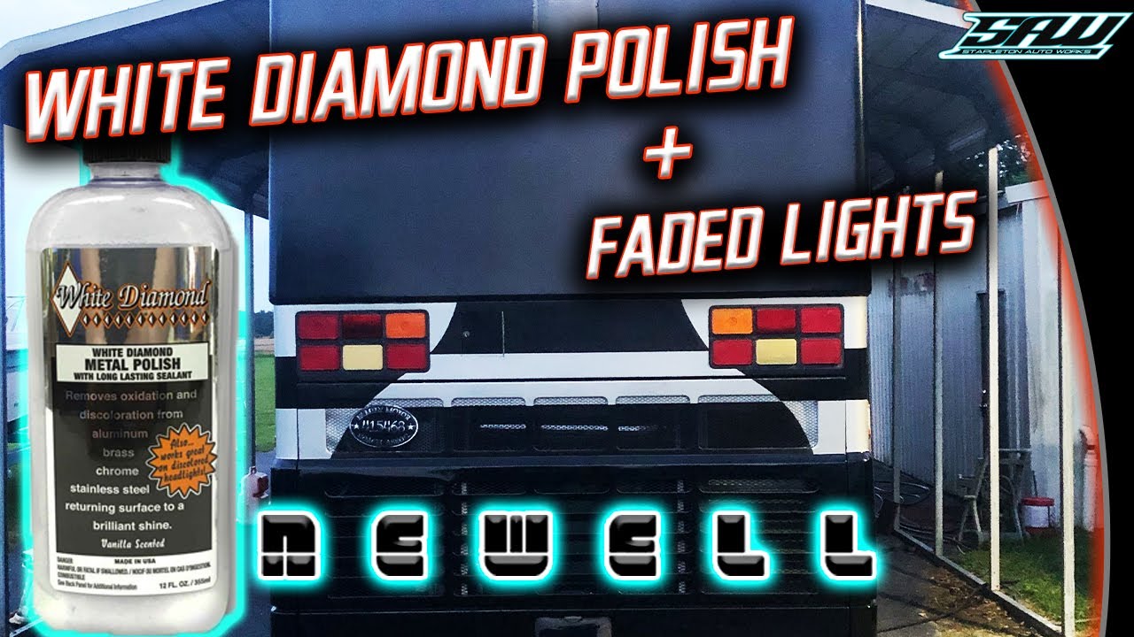 How Well Does White Diamond METAL Polish Work On Headlights?? (Newell