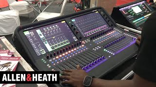 Allen & heath Avantis Digital mixing console demo at Prowave expo Angamaly #allenheath #digitalmixer