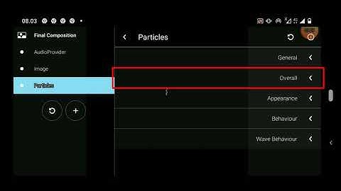 Cara buat particle di avee player