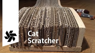 Cardboard Cat Scratcher // Howto DIY