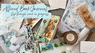 Altered Book Journal Flip Through - work in progress