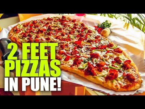 This Place In Pune Does 2 Feet Pizzas | Curly Tales