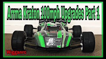 Arrma Kraton 100mph Upgrades Part 1  New XLX Esc and 1/5 Grps