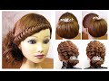 New Bun Hairstyles for Wedding and Party 😍 Trending Hairstyles 😍 Updo Tutorial for Beginners