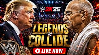 Full 🔴WWE 2K25 LIVE | Kim Jong Un vs Gandhi | Epic Battle DAY 4 News