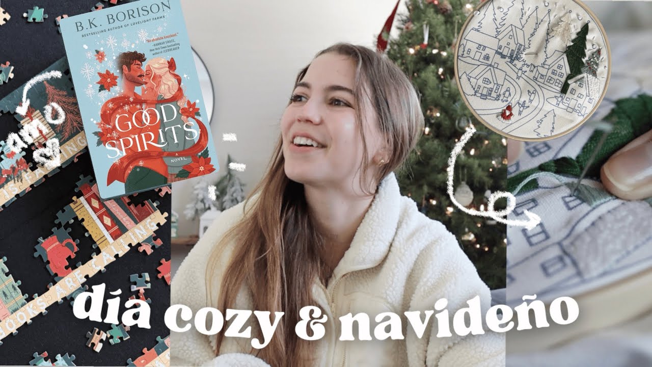vlog navideño | vibras cozy, hobbies de Navidad, cartas, hallacas y libros 🎄🎁✨