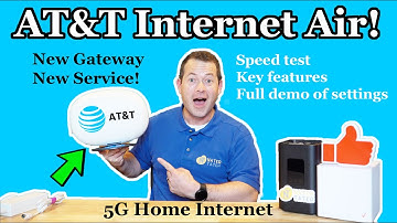 ✅ Just Released! AT&T Internet Air 5G Home Internet Service - Speed Test, Setup, ALL Settings Shown