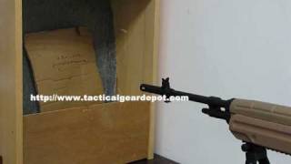 Kart 669 M14 with JAE-100 stock Electric Airsoft Sniper Rifle A wmv