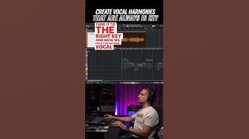 Create vocal harmonies that are always in key! #cubase #musicproduction #vocals