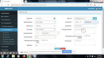 How to Add a Lead and enquiry in Nexa Elevator ERP NEeRP