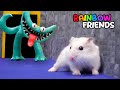 CYAN Monster Vs Hamsterious | Hamster Escape From Rainbow Friends Maze