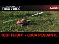 Align trex 700x test flight  luca pescante