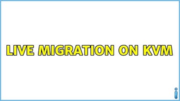 live migration on KVM