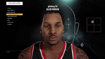 NBA 2K16 - How to create Allen Iverson