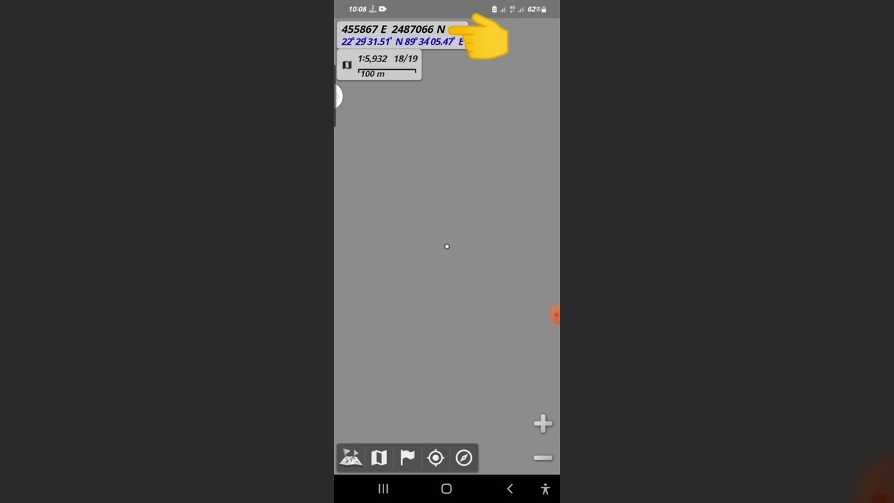 how to change location format to GR (Grid Reference) format all in one offline maps and alpinequest