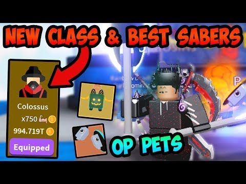 Getting The New Class And Best Sabers Op Pets Roblox - how to get a pet in roblox top model