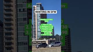 Renting in the Dallas Ft Worth metroplex #shorts #short #shortvideo