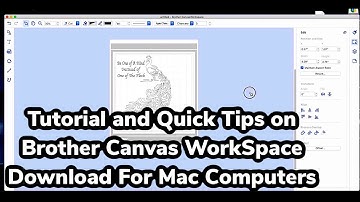 How To Use Brother Canvas WorkSpace Download on Mac Computer | Full Walk Through