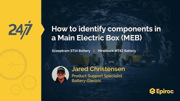 How to identify components in a Main Electric Box (MEB) | Scooptram ST14 Battery | Minetruck MT42
