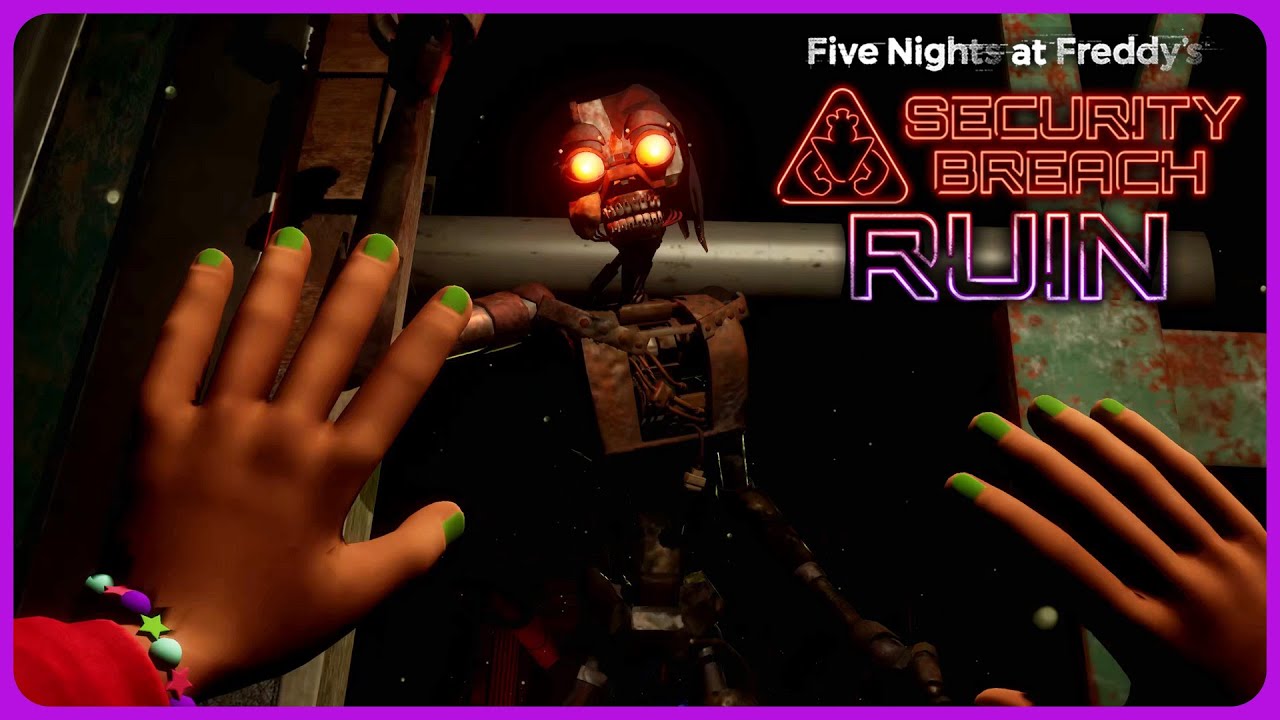 FNAF Security Breach Ruin DLC BAD ENDING YouTube