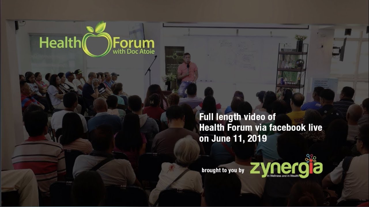 11 June 2019 | Health Forum via Facebook Live