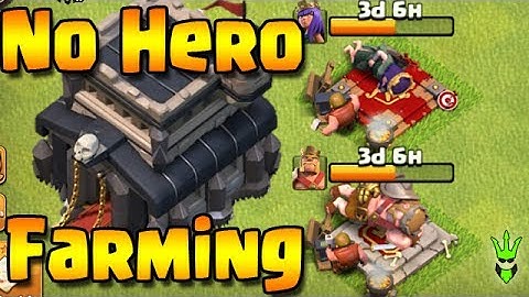 BEST NO HERO DE FARMING FOR TH9! - Loonion Dark Elixir Farming at Th9 - Clash of Clans