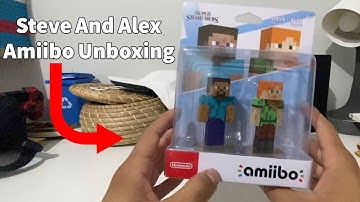 Steve And Alex Amiibo Unboxing