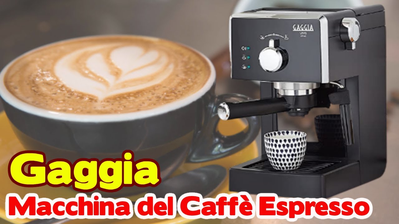 Gaggia Viva Style Macchina da Caffè Espresso Manuale per Macinato e Cialde  