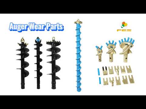 FES auger wear parts to suit your auger & screw pile drilling