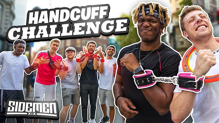 SIDEMEN HANDCUFFED FOR 24 HOURS CHALLENGE