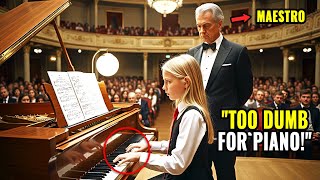 Famous Maestro Told Maid's Daughter to Play Difficult Piano Piece — But Her Talent Silenced Everyone