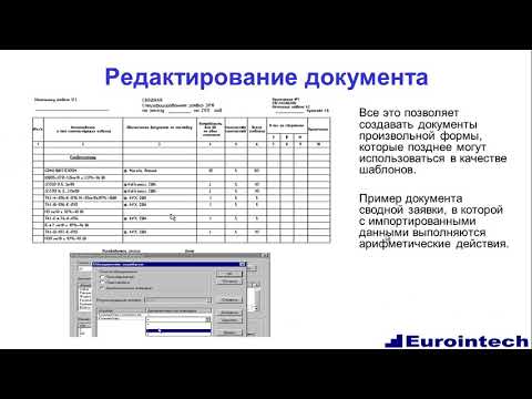 Обзор функциональности программы TDD