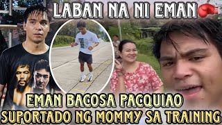 Eman Bacosa Pacquiao Todo Ang Training Dahil Lalaban Na Ulut Sa Boxing Kasama Nag Nanay Nakasuporta