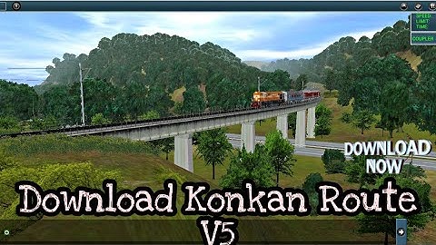 Download Konkan Route V5|Mumbai Csmt To Madgaon Full Route for Trainz Simulator|Konkan Route V5