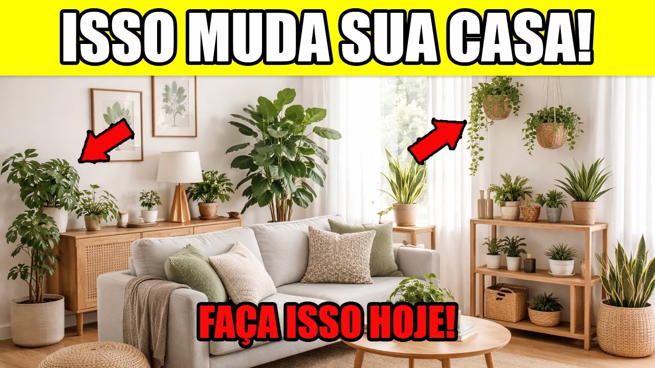 PARE DE DECORAR ERRADO! USE PLANTAS DO JEITO CERTO!!