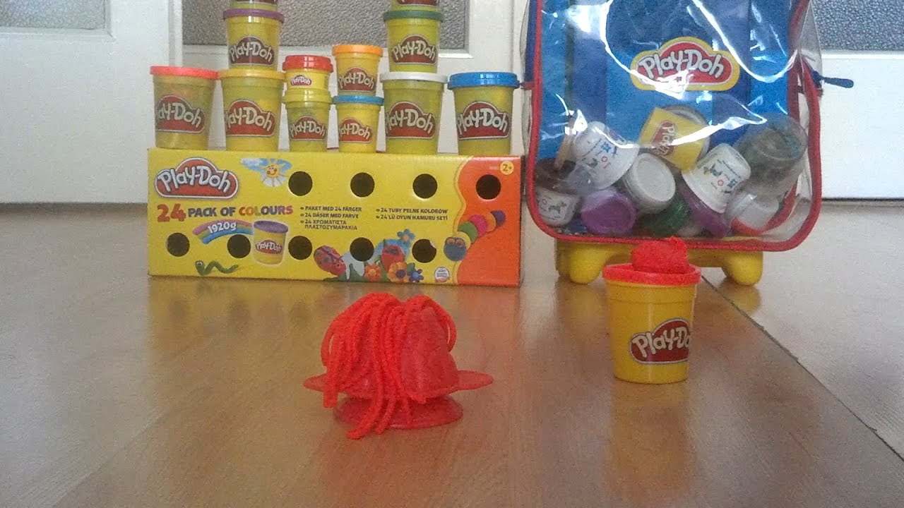 Warning!PlayDoh volcano eruption.Cool video for kids(Vulkan,volcán,volcan) YouTube