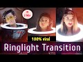 Ringlight transition Tiktok tutorial by AS GRAPHY