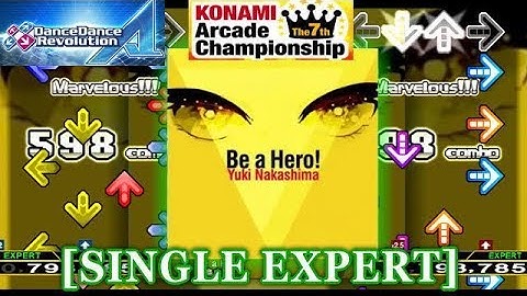 [old skin] 【DDR A】 Be a hero! [SINGLE EXPERT] 譜面確認＋クラップ