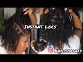 60 Locs Update: WEEK ONE | INSTANT LOCS  (((Pics))) Type 4 Hair