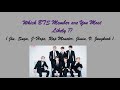 Which BTS Member Are You-(Personality Test)