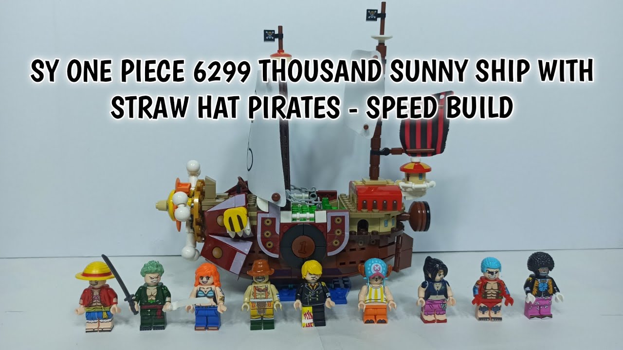 Unoffical LEGO One Piece Thousand Sunny SY6299 Unofficial lego( ワンピース) lego  videos 