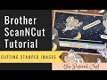 Brother ScanNCut Tutorial - Cutting Stamped Images - Over the Moon - Stampin’ Up! 2019-2020 Catalog