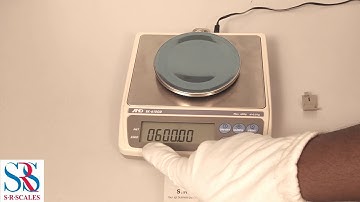 AND EK610GD CALIBRATION