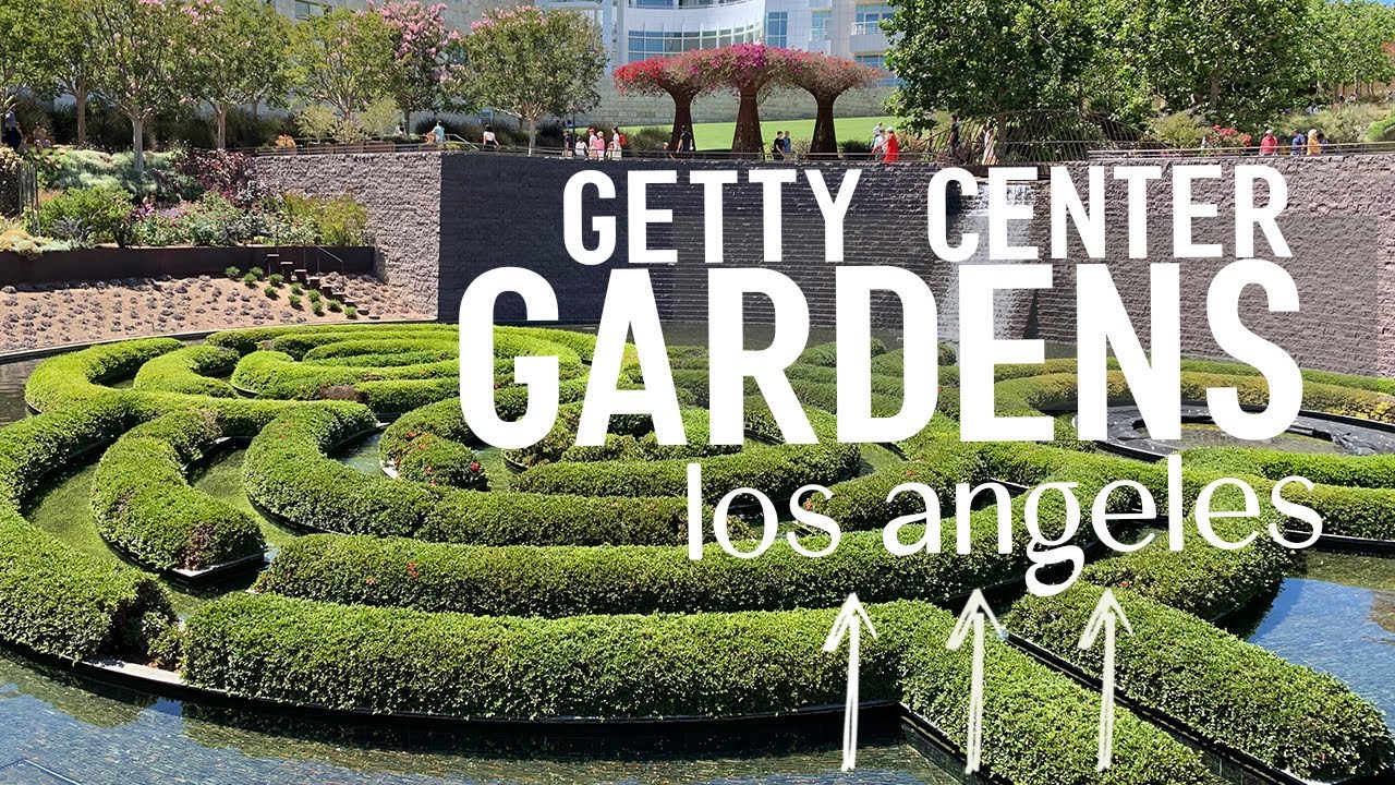 The Getty Center GARDENS in Los Angeles California, best gardens of the world, nature