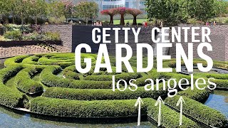 The Getty Center GARDENS in Los Angeles California, best gardens of the world, nature inspiration.