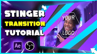 How To Make Stinger Transitions With Logo In After Effects For Obs Slobs Twitch Youtube